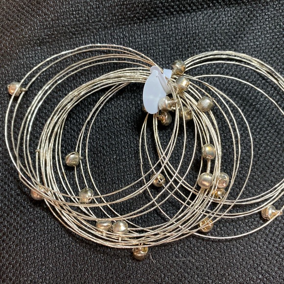 Dainty Silver Plated
BANGLE BRACELET Multi Piece Set - Picture 3 of 4